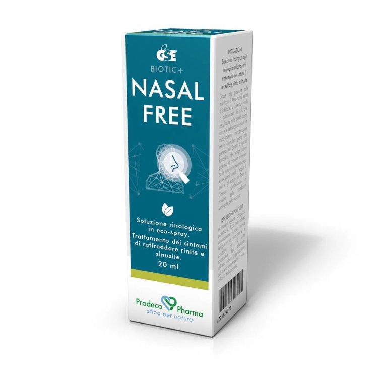 Gse Nasal Free Spray Nasale Naturale per Raffreddore Rinite Sinusite 20ml