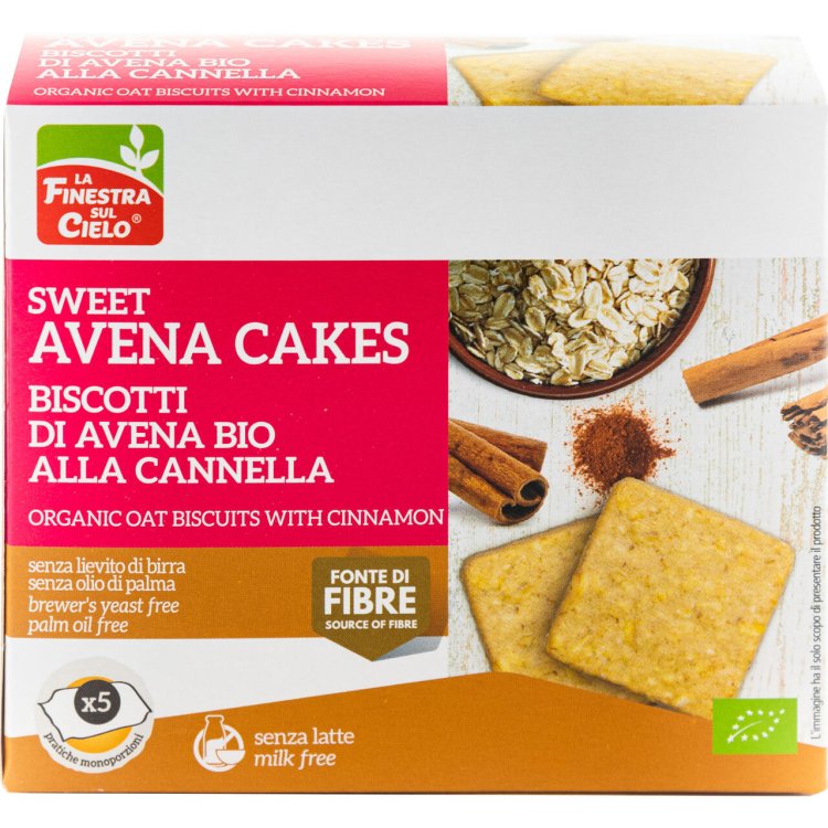 La Finestra Sul Cielo Biscotti Avena Cannella Bio 250 g