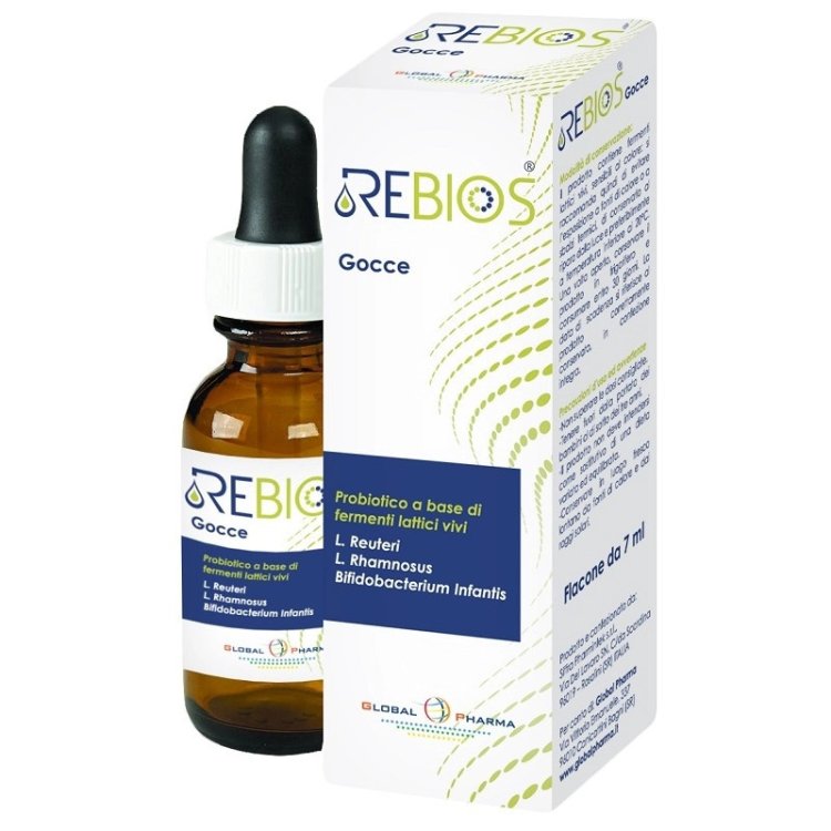 Global Pharma Rebios Gocce Probiotico per flora intestinale 7ml