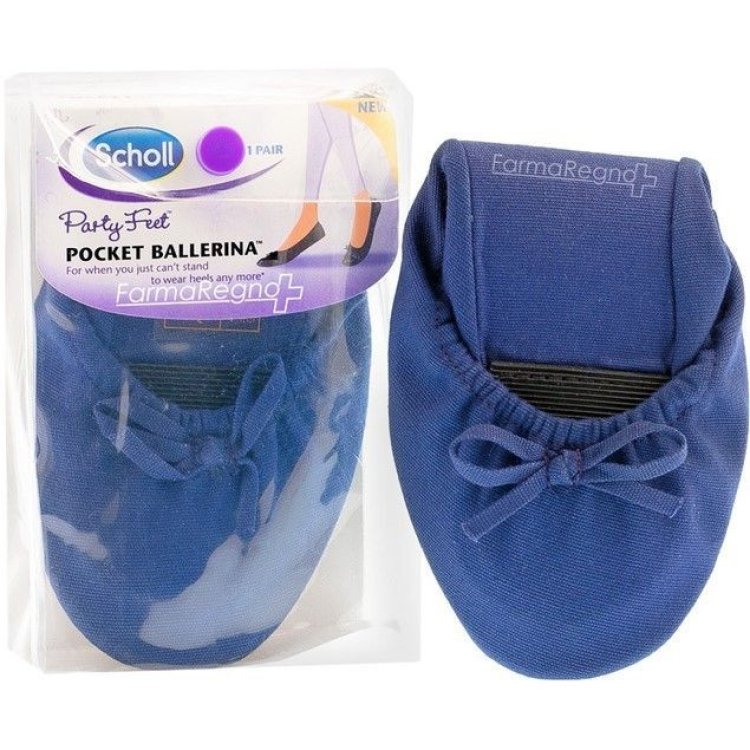 Scholl Shoes Ballerine Pocket Blu Taglia 35-36