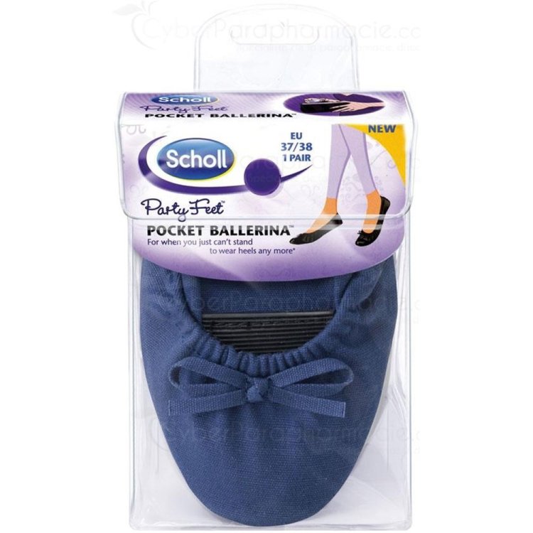 Scholl Shoes Pocket Ballerina Blu Taglia 37-38