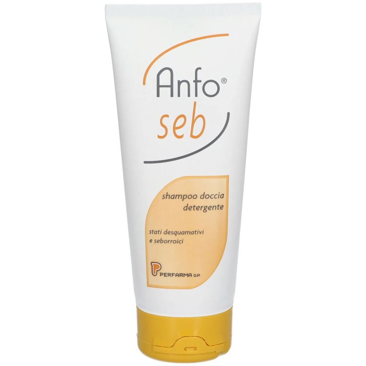 Perfarma Anfo Seb Shampoo Doccia Delicato Viso Corpo Capelli per Dermatite 200ml