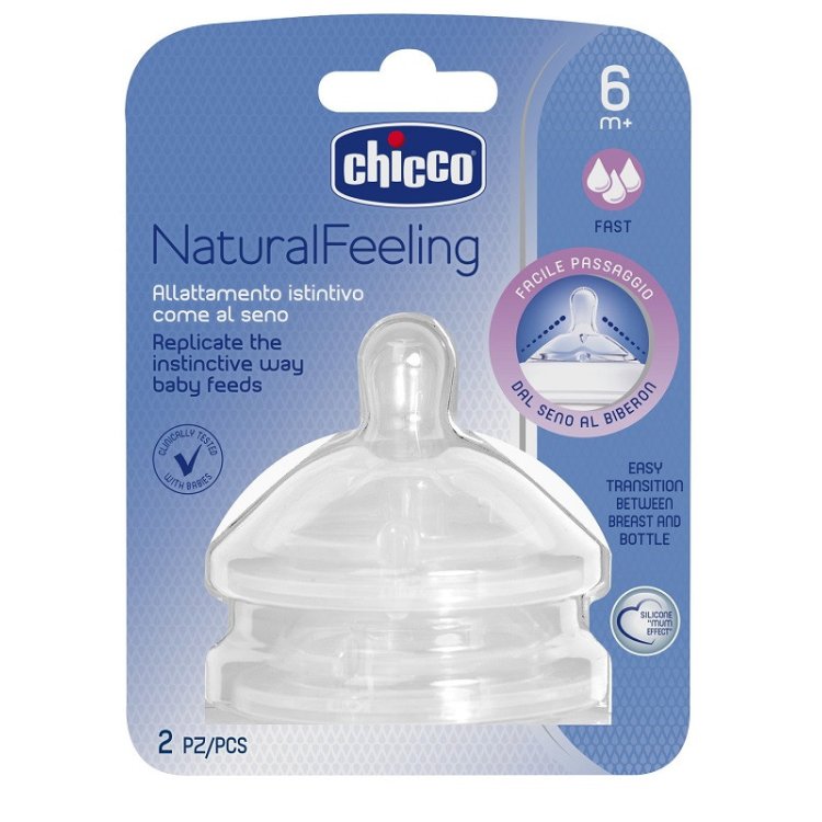 Chicco Tettarella Step Up New 6M+ Flusso Veloce in Silicone