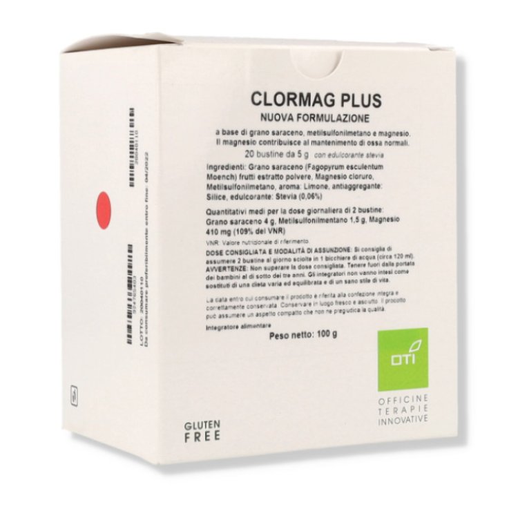 Oti Clormag Plus NF Integratore per Ossa Normali 20 Bustine