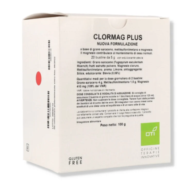 Oti Clormag Plus NF Integratore per Ossa Normali 20 Bustine
