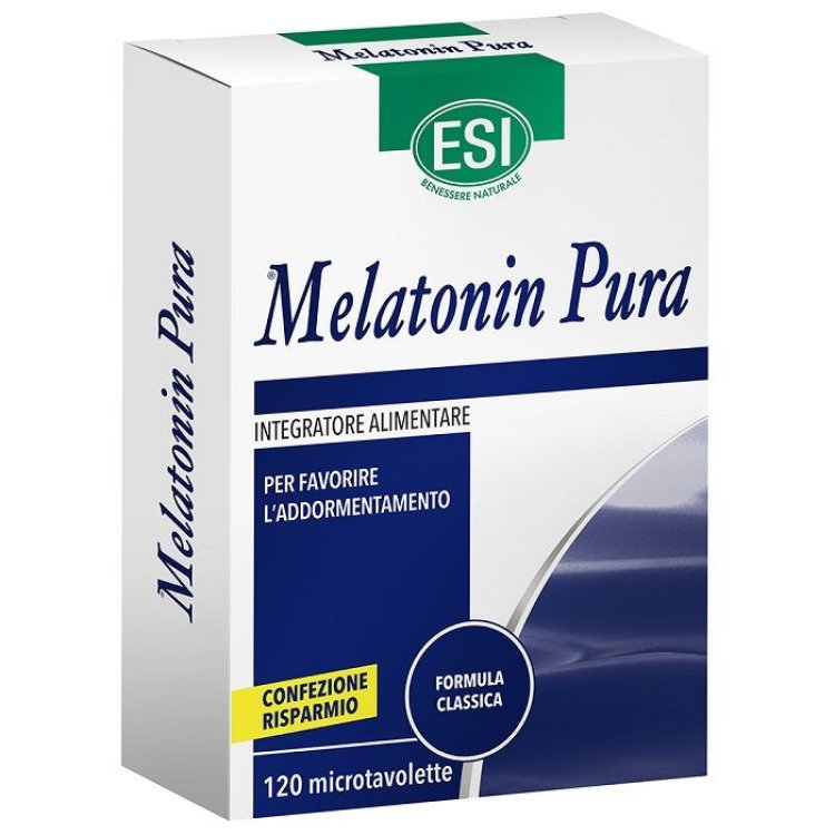 Esi Melatonin Pura Integratore per Sonno 120 Microtavolette