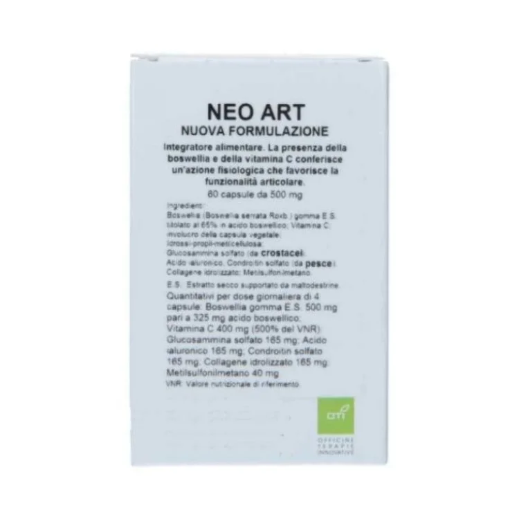 Oti Neo Art Integratore per Articolazioni 60 Capsule