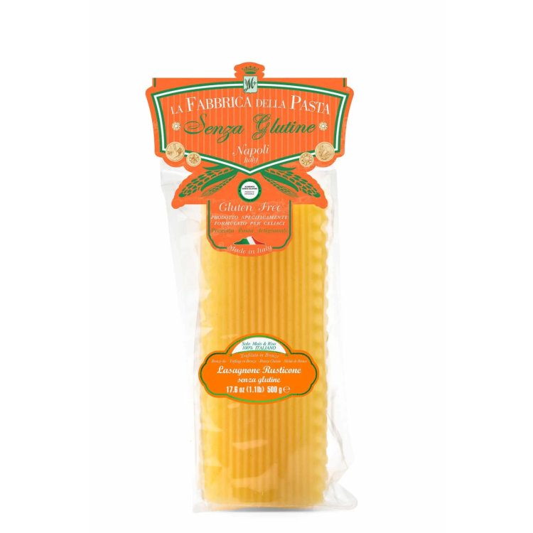 La Fabbrica Della Pasta Lasagnone Rusticone Senza Glutine 500g La Fabbrica Della Pasta Lasagnone Rusticone Senza Glutine 500g