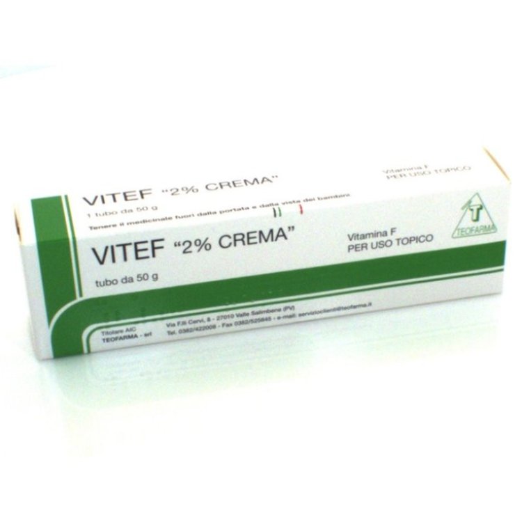 Vitef Cosmetico Crema Elasticizzante con Vitamina F 50ml