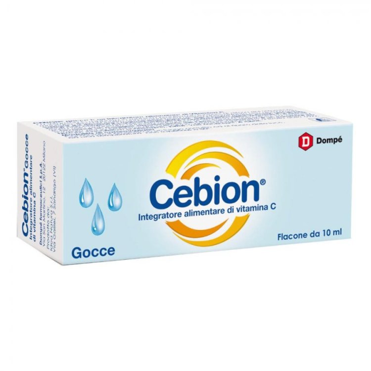 Cebion Gocce Vitamina C Integratore Alimentare per Sistema Immunitario - 10ml
