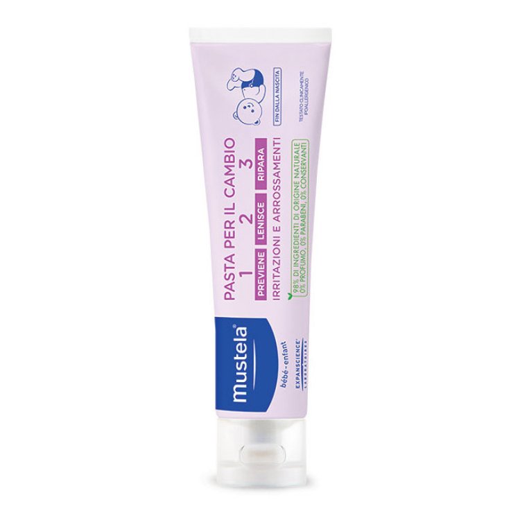 Mustela Pasta Cambio 1 2 3 Neonati Lenitiva Riparatrice Arrossamenti 100ml