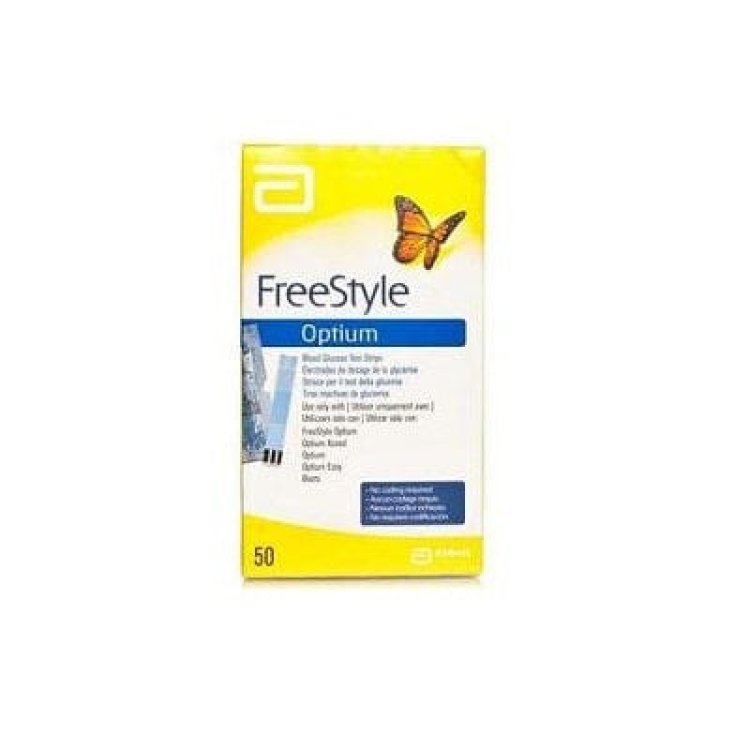 FreeStyle Optium Strisce Misurazione Glicemia per FreeStyle Lite 50 Pezzi FreeStyle Optium Strisce Misurazione Glicemia per FreeStyle Lite 50 Pezzi