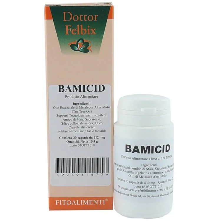 Euronatur Group Srl Bamicid Capsule, Integratore per Infezioni Vaginali, 30cps Euronatur Group Srl Bamicid Capsule, Integratore per Infezioni Vaginali, 30cps