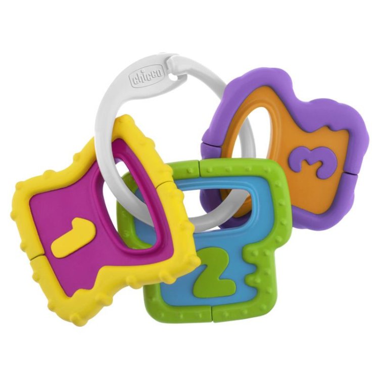 Chicco Chiavi Afferrafacile Gioco Trillino Multicolore