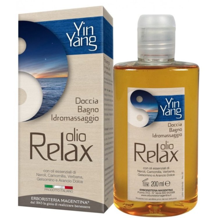 Erboristeria Magentina Olio Bagno Yin-Yang Relax Rilassante 200ml