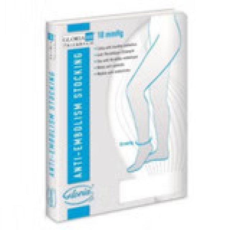 Gloria Med Thrombosis 18 Calza Antitrombo Punta Chiusa Foro Ispezione Corta Taglia S