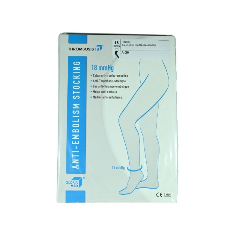 Gloria Med Thrombosis 18 Calza Autoreggente Regolare Punta Chiusa XL