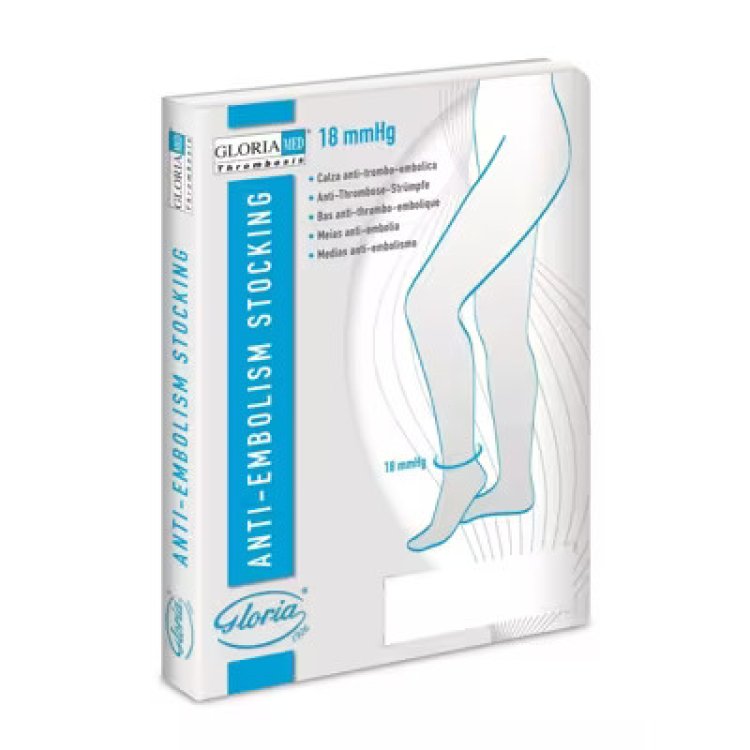 Gloria Med Thrombosis 18 Calza Autoreggente Punta Chiusa XXL Regular