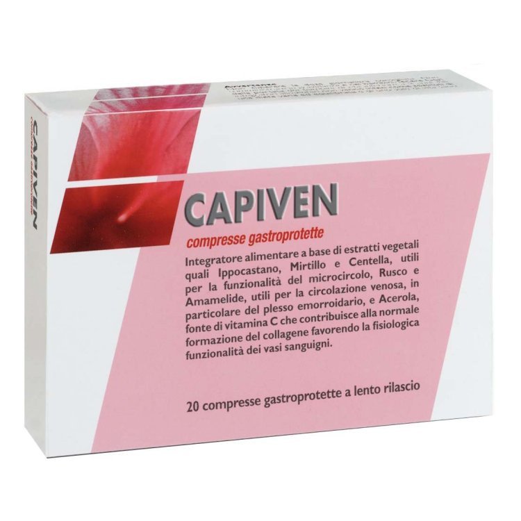 Capiven Integratore Microcircolo Circolazione Venosa 20 Compresse Vitamina C