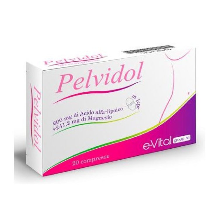 E.Vitalgroup Pelvidol Integratore per Dismenorrea e Sindrome Premestruale 20 Compresse