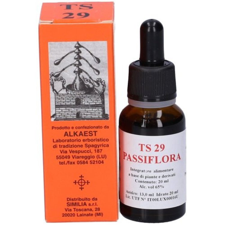 Alkaest TS29 Passiflora Gocce Orali Integratore Naturale Rilassante 20ml