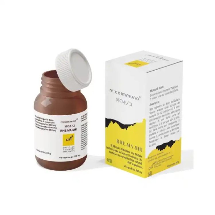 Oti Rhe Ma Shi Micoimmuno Integratore per Difese Immunitarie 60 Capsule Oti Rhe Ma Shi Micoimmuno Integratore per Difese Immunitarie 60 Capsule