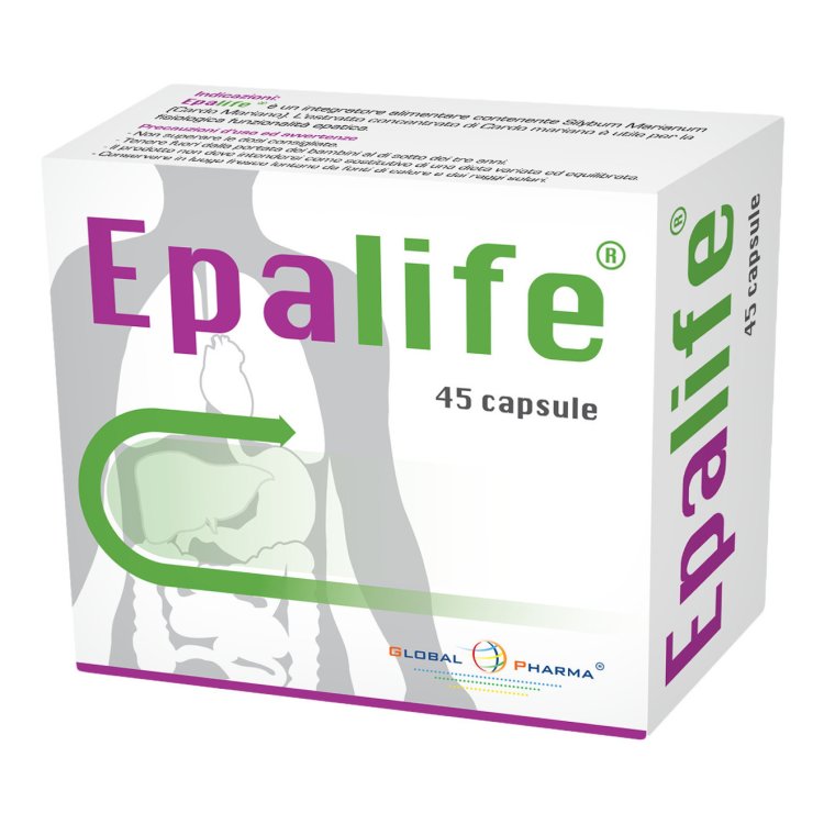 Global Pharma Epalife Integratore Funzioni Fegato 45 Capsule