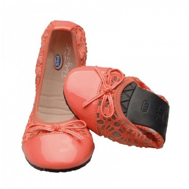 Scholl Shoes Pocket Ball Prem 35/36 Coral