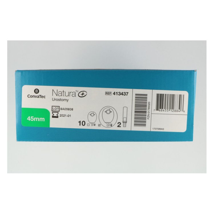 Convatec Natura+ Sacca per Urostomia con Flangia 45mm, 10 Pezzi