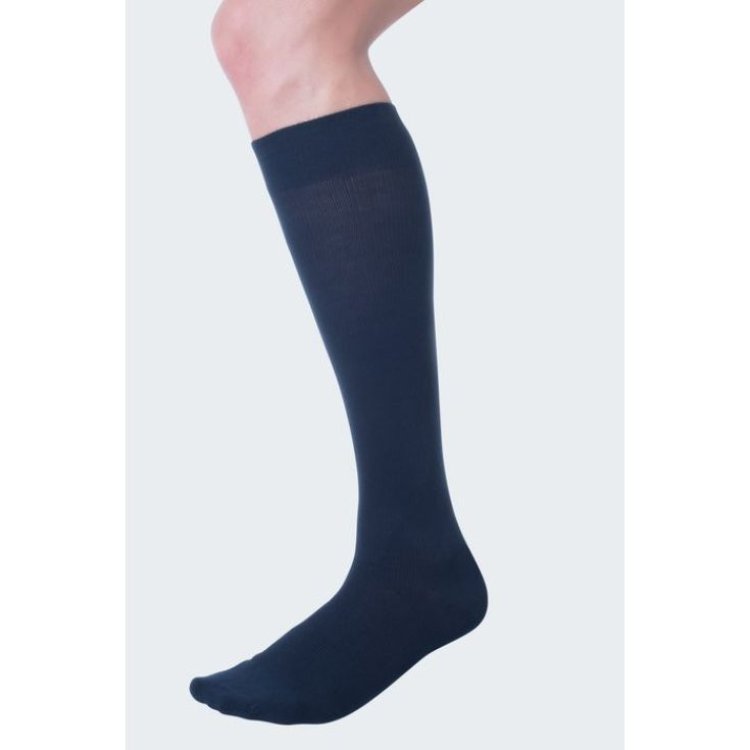 Medi Gambaletto Uomo Cotton Med 18 Blu 2, 18 mmHg