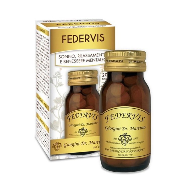 Dr. Giorgini Federvis Integratore per il Sonno Favorisce il Rilassamento 100 Pastiglie
