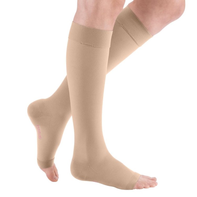 Medi Mediven Plus Gambaletto Punta Aperta CCL1 Beige Lungo Taglia 6 Medi Mediven Plus Gambaletto Punta Aperta CCL1 Beige Lungo Taglia 6