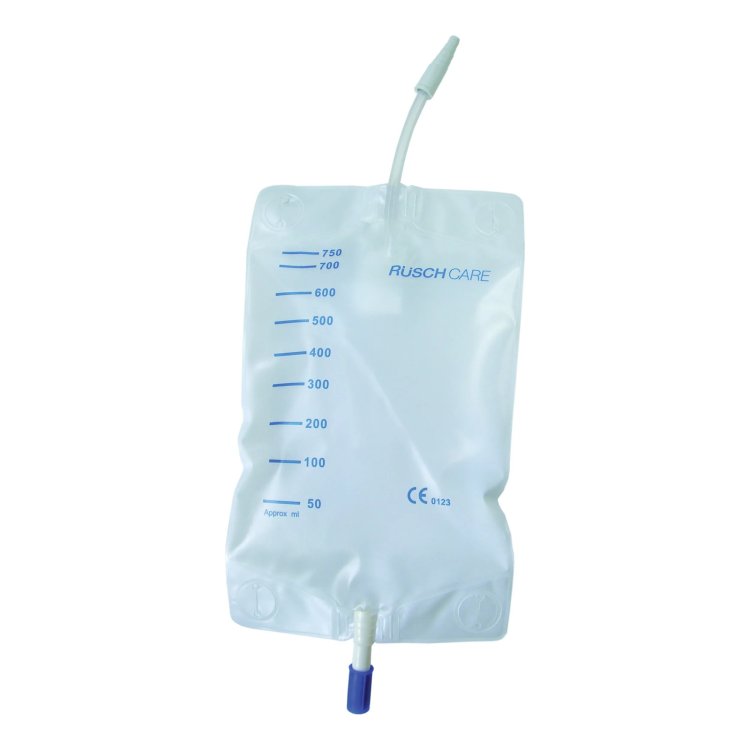Convatec Italia Sacca Raccogli Urina Gamba 750ml con Tubo 35cm - 30 Pezzi