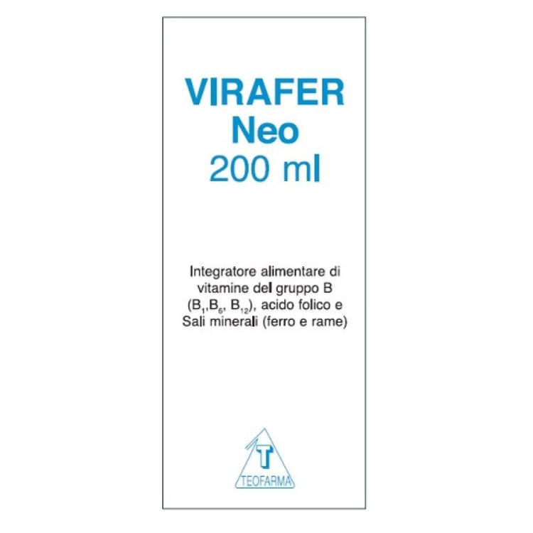 Teofarma Virafer Neo Integratore Alimentare per Stanchezza e Metabolismo 200 ml