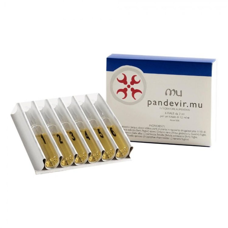 Mu Srl Pandevir Mu Integratore Alimentare per Difesa Immunitaria 6 Fiale