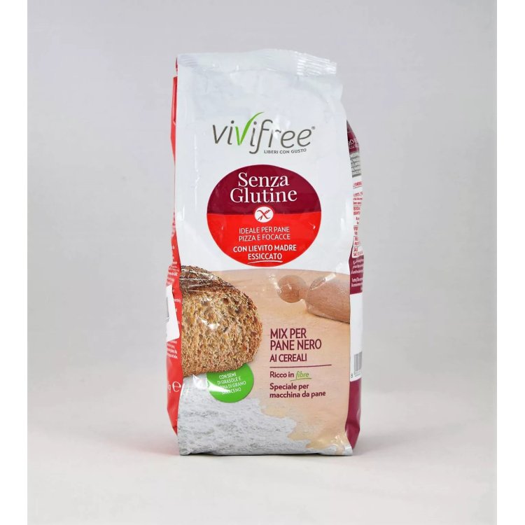 Vivifree Preparato per Pane Nero Senza Glutine 500 g