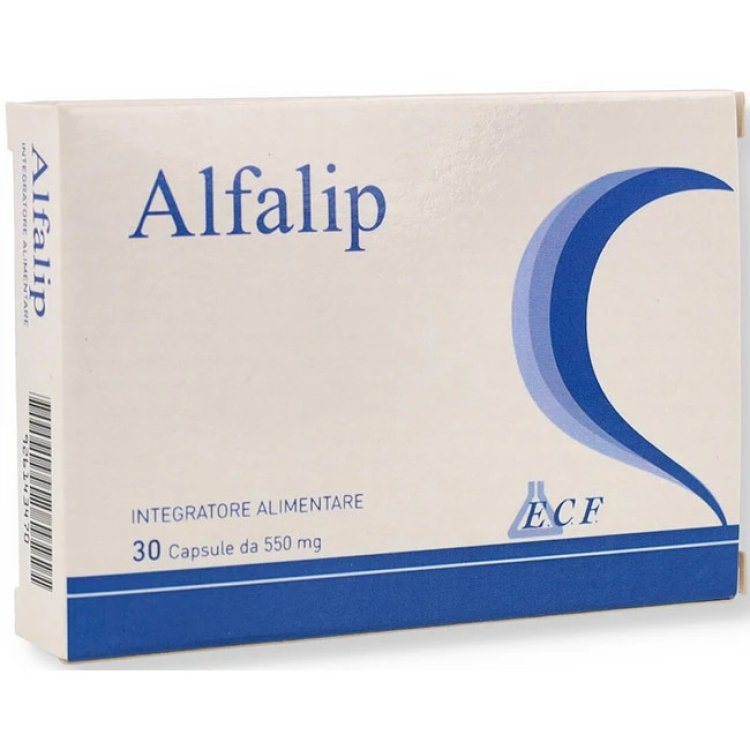 E.C.F. Alfalip Integratore Alimentare Antiossidante - 30 Capsule E.C.F. Alfalip Integratore Alimentare Antiossidante - 30 Capsule