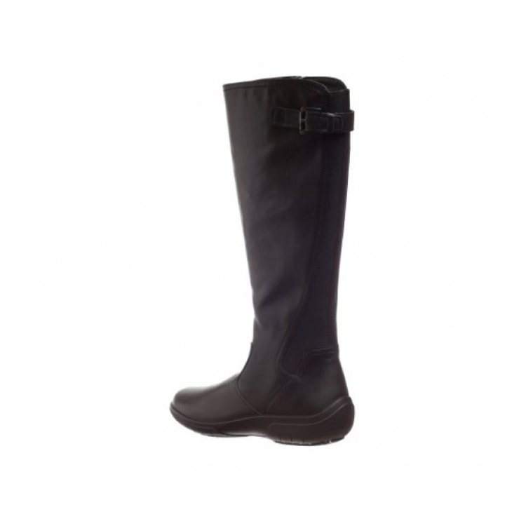 Scholl's Viliana Stivale Donna Nappa Pelle Elastico Nero Misura 38