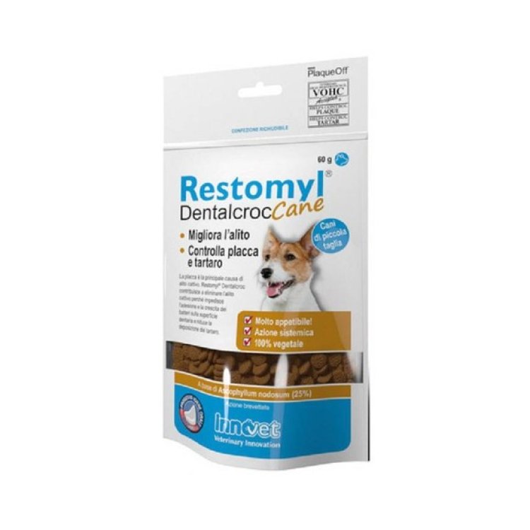 Restomyl Dentalcroc Alimento Complementare per Igiene Orale Cani 60g