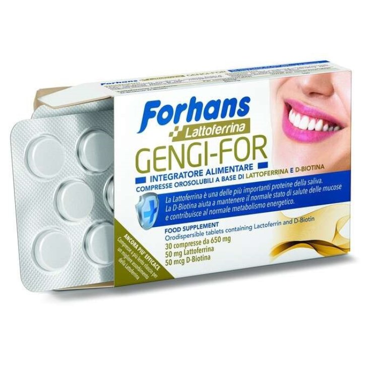 Forhans Gengifor Integratore Alimentare per Gengive Sane 30 Compresse