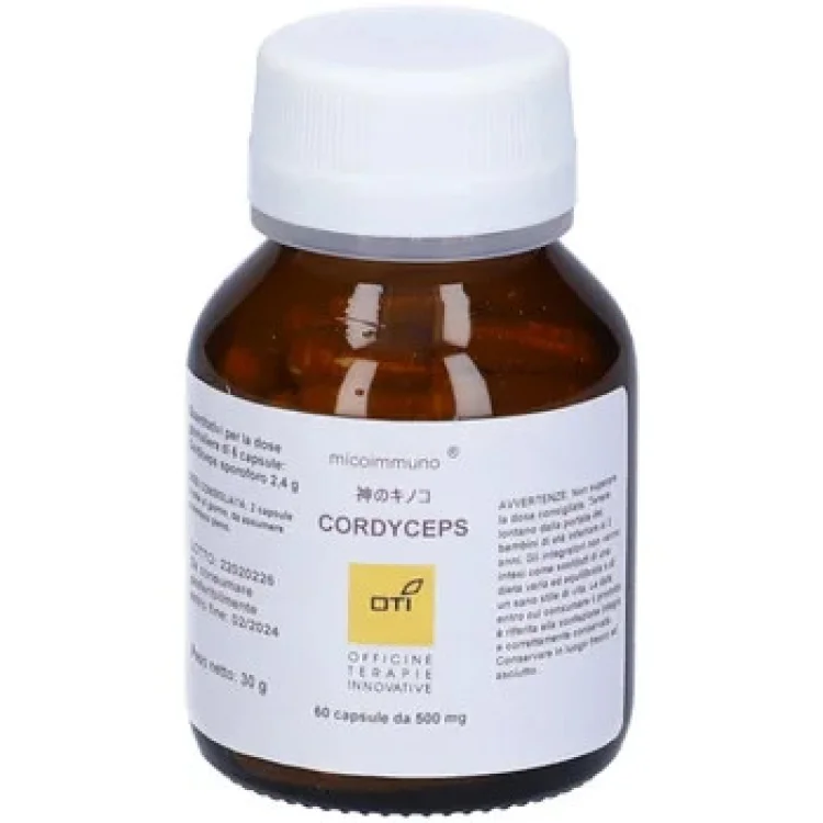 Oti Cordyceps Micoimmuno 60 Capsule, Supporto Immunitario