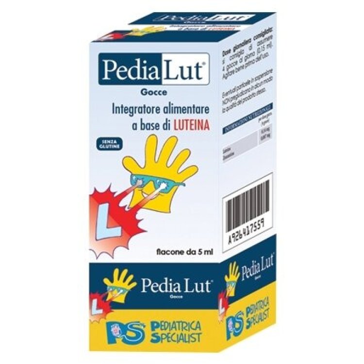 Pediac Pedialut Gocce Integratore Alimentare per il Benessere Vista 5 ml