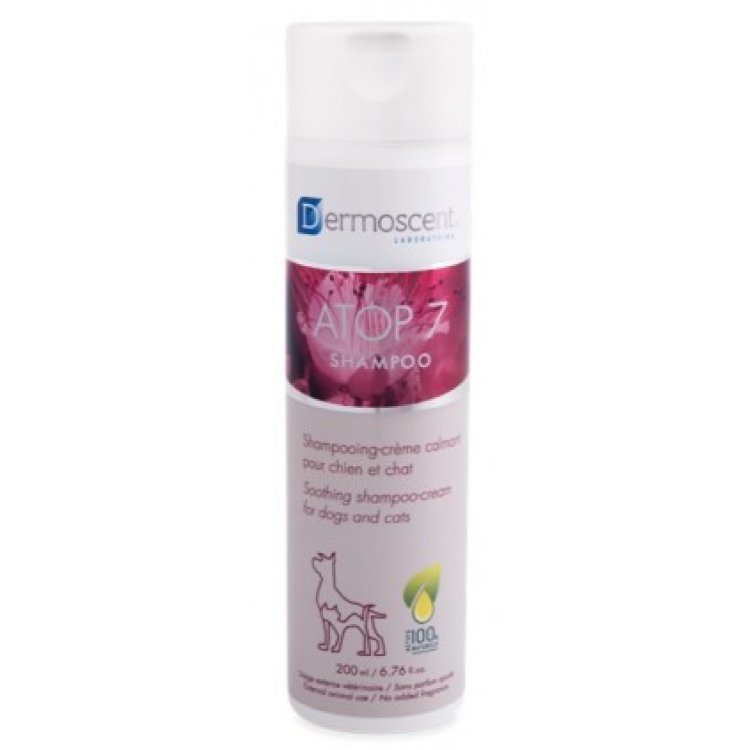 Dermoscent Atop 7 Shampoo Lenitivo Cani e Gatti Pelle Sensibile 200ml