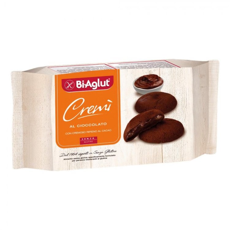 Biaglut Dolcisfizi Cremì al Cioccolato Snack Senza Glutine 4x40g Biaglut Dolcisfizi Cremì al Cioccolato Snack Senza Glutine 4x40g