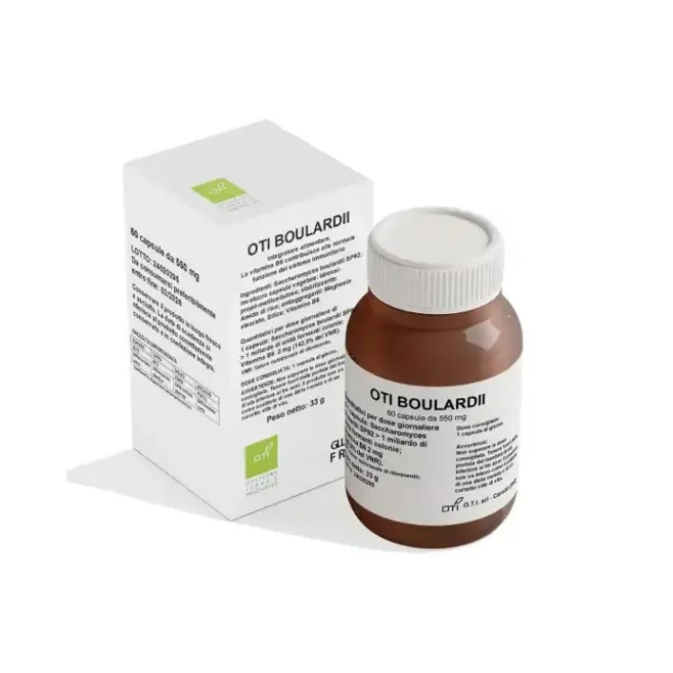 Oti Boulardii Fermenti Lattici per Sistema Immunitario 60 Capsule
