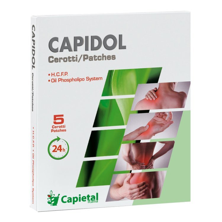 Capietal Capidol Cerotti HCFP per Dolori Muscolari e Articolari, 5 Pezzi