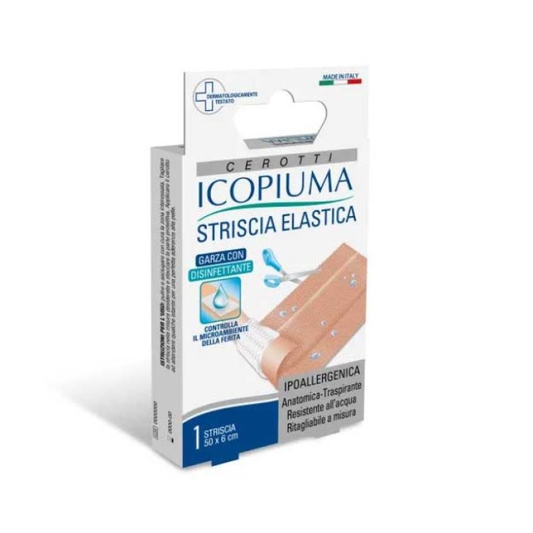 Icopiuma Striscia Elastica TNT Ipoallergenica 1m x 6cm