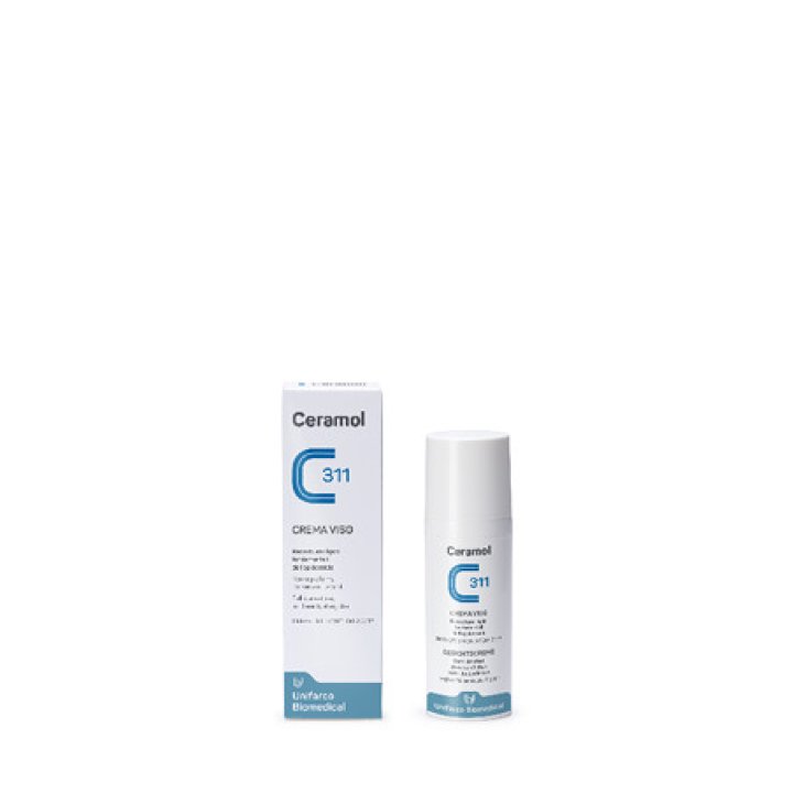 Ceramol 311 Crema Viso Ristrutturante Pelle Secca e Molto Secca 50 ml