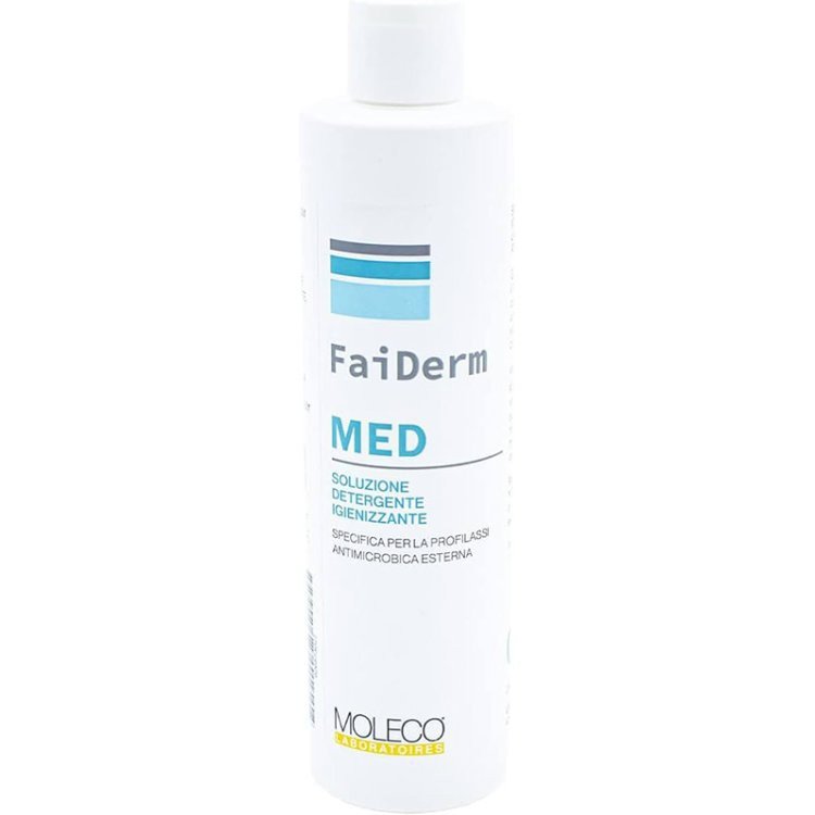 Moleco Laboratoires Faiderm Med Soluzione Detergente Igienizzante per Profilassi Antimicrobica 250ml
