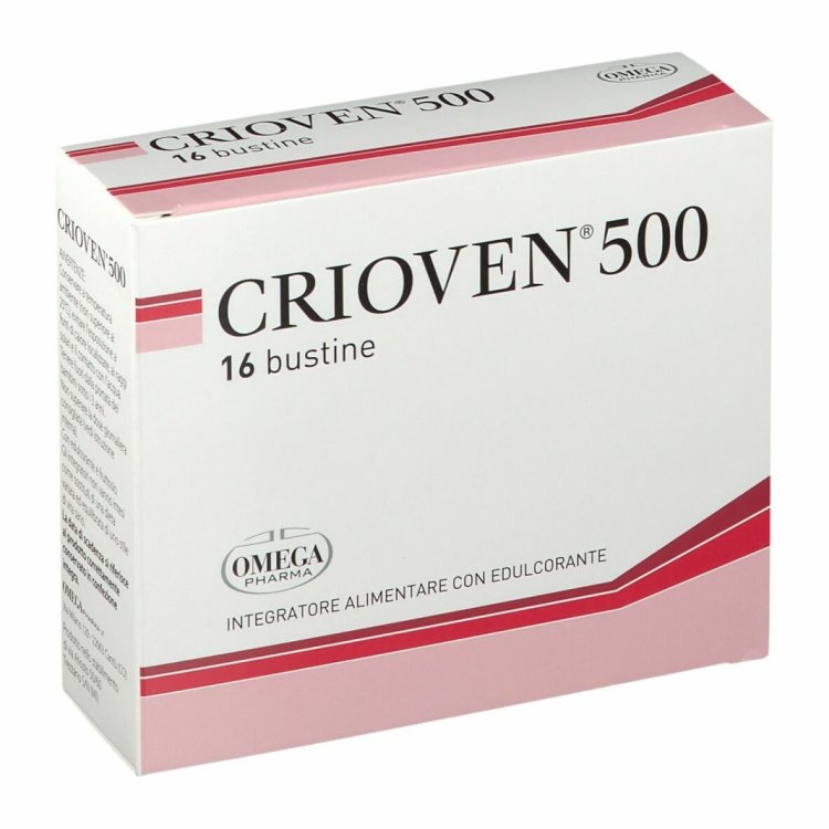 Crioven Integratore Alimentare Diosmina 500mg per Microcircolazione 16 Bustine